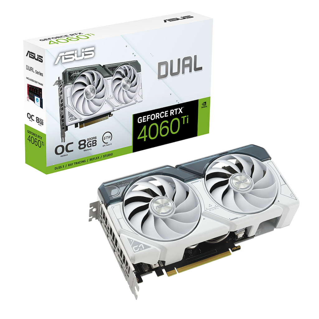 ASUS Dual White GeForce RTX™ 4060 Ti